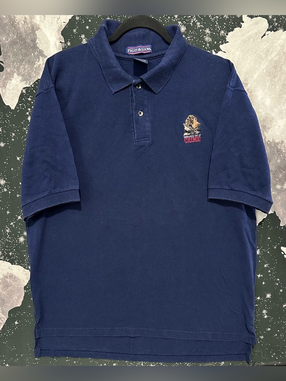 McGruff The Crime Dog Embroidered Polo Shirt